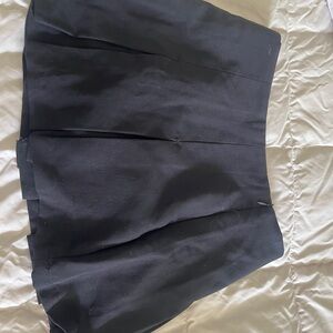 Classic Black Pleated Women's Skirt